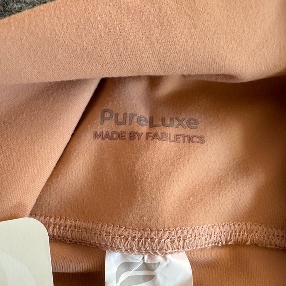 Fabletics Oasis PureLuxe High-Waisted 7/8 Beige Leggings With Pockets Size 4X - Picture 13 of 16